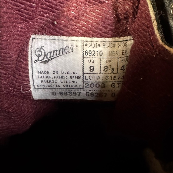 Danner Acadia Black 200g GORE-TEX Duty Boots size 9 USA Made - Picture 7 of 7